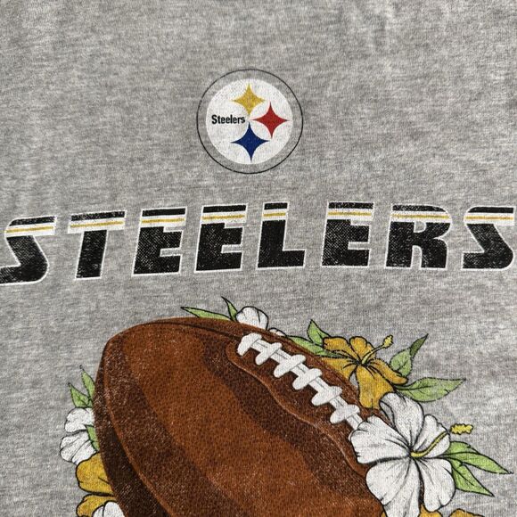 Pittsburgh Steelers Shirt Mens Large Tommy Bahama Graphic Football Long Sleeve - Picture 10 of 14